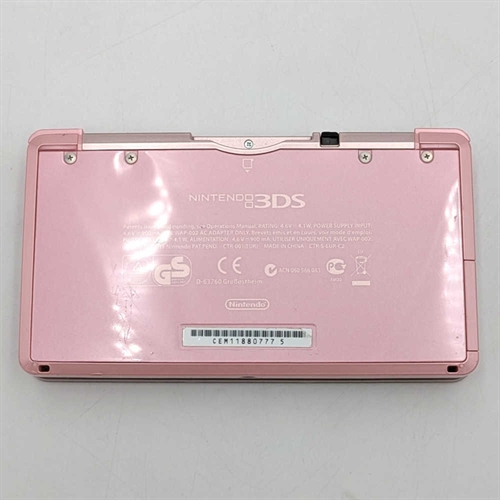 Nintendo 3DS - Pearl Pink - Konsol - SNR CEM118807775 (B Grade) (Genbrug)